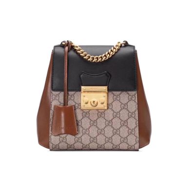Wholesale Luxury Gucci Padlock Gg Supreme Backpack 498194
