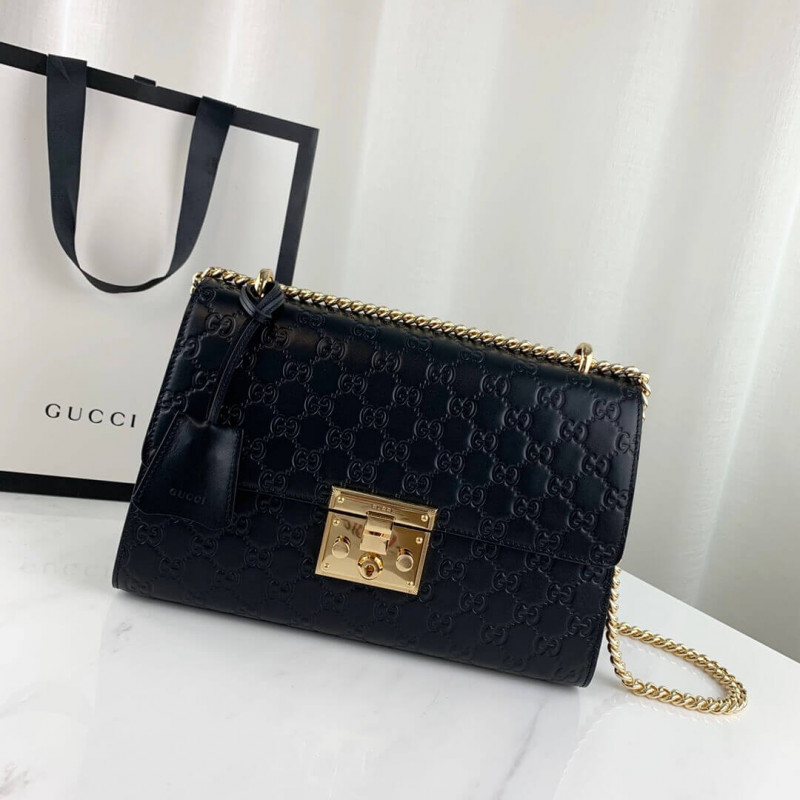 Wholesale Luxury Gucci Padlock Medium Signature Gg Shoulder Bag 409486 - Image 2
