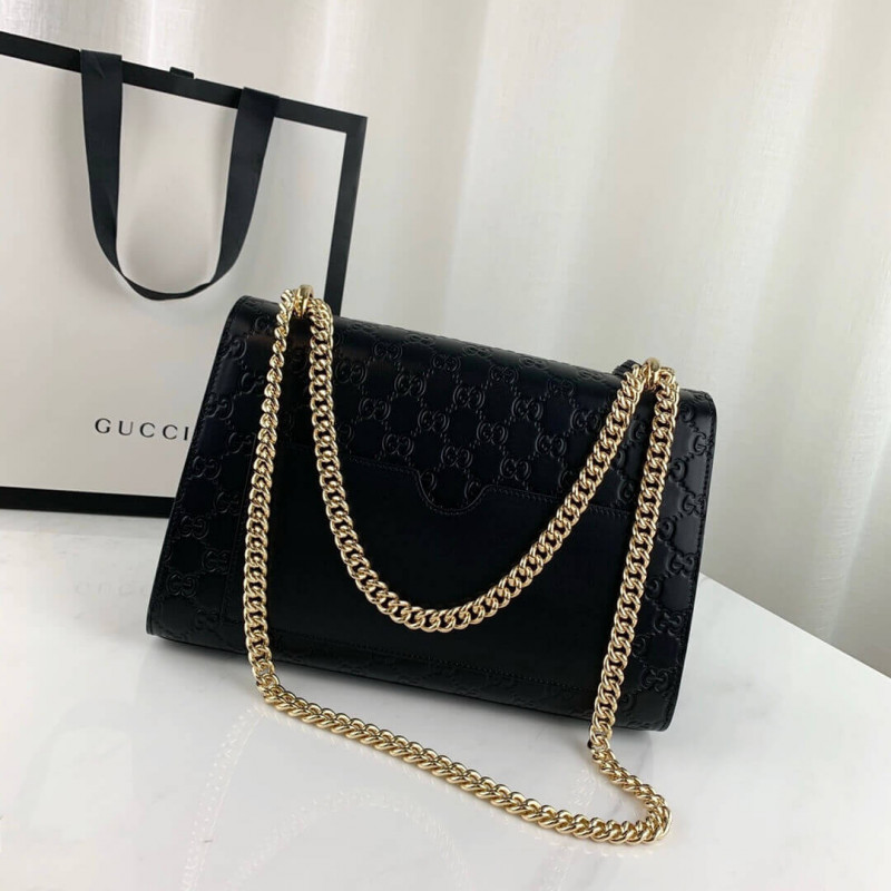 Wholesale Luxury Gucci Padlock Medium Signature Gg Shoulder Bag 409486 - Image 4