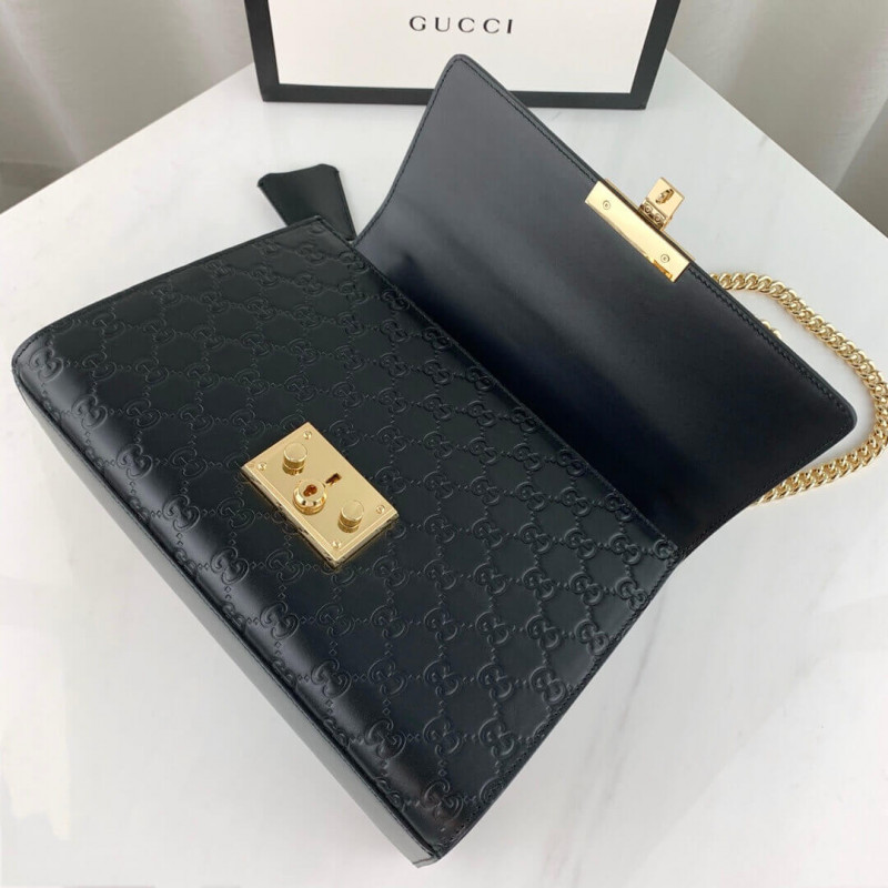 Wholesale Luxury Gucci Padlock Medium Signature Gg Shoulder Bag 409486 - Image 7