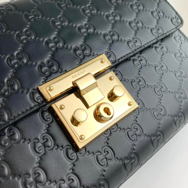 Wholesale Luxury Gucci Padlock Medium Signature Gg Shoulder Bag 409486 - Image 8