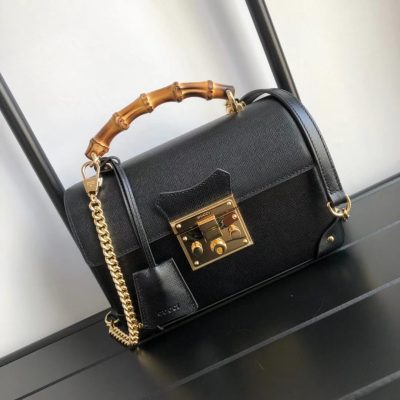 Alternative view of Wholesale Luxury Gucci Padlock Small Bamboo Shoulder Bag 603221