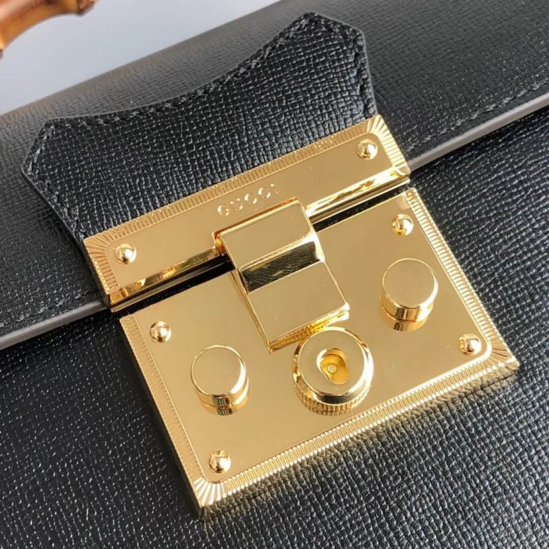 Wholesale Luxury Gucci Padlock Small Bamboo Shoulder Bag 603221 - Image 5