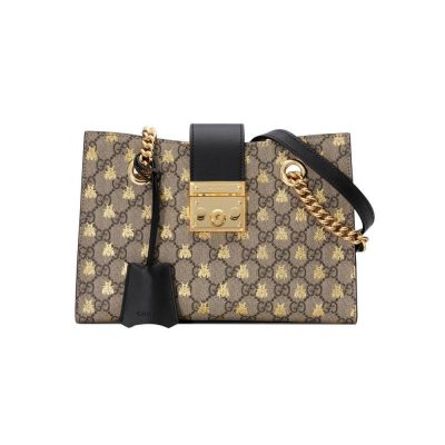 Wholesale Luxury Gucci Padlock Small Gg Bees Shoulder Bag 498156