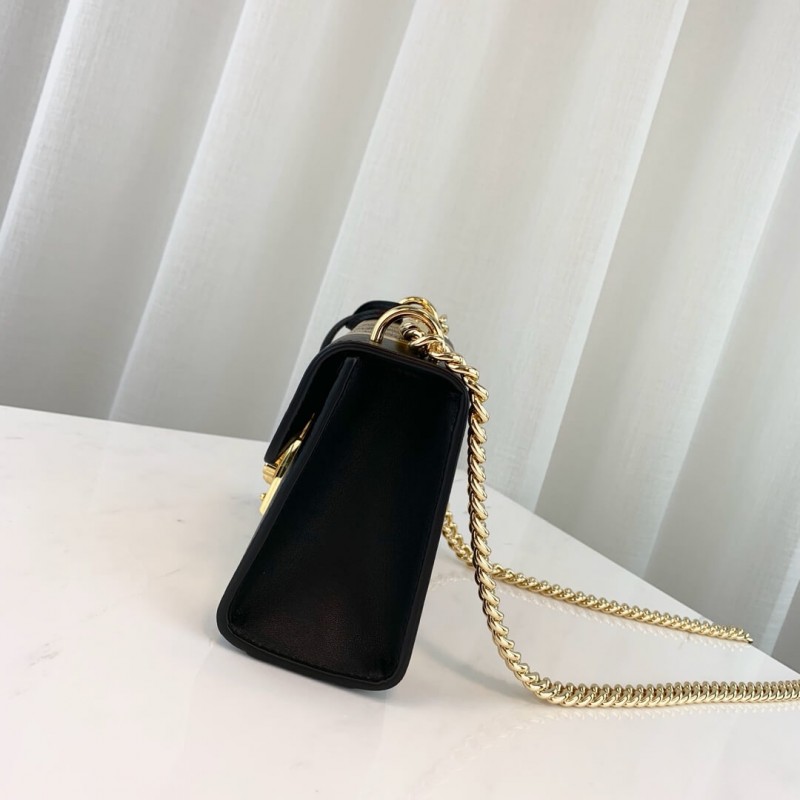Wholesale Luxury Gucci Padlock Small Gg Shoulder Bag 432182 Black - Image 4