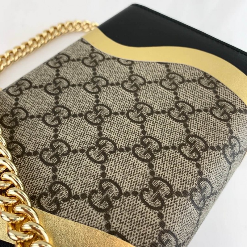 Wholesale Luxury Gucci Padlock Small Gg Shoulder Bag 432182 Black - Image 9