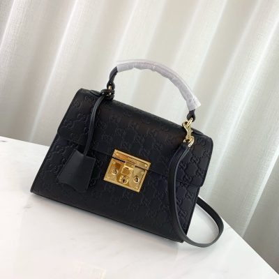 Alternative view of Wholesale Luxury Gucci Padlock Small Gucci Signature Top Handle Bag 453188