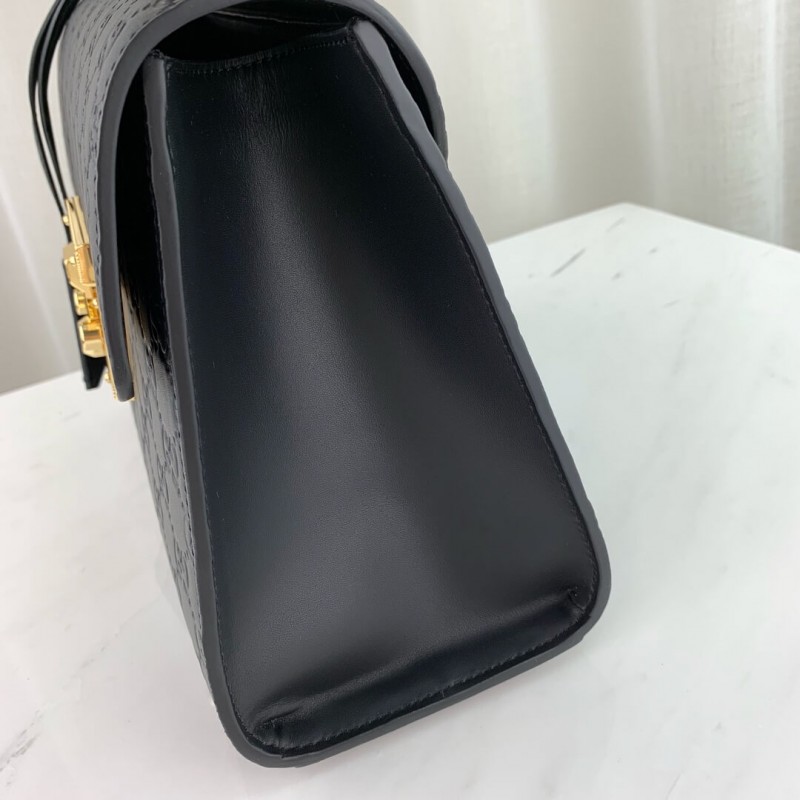 Wholesale Luxury Gucci Padlock Small Gucci Signature Top Handle Bag 453188 - Image 8