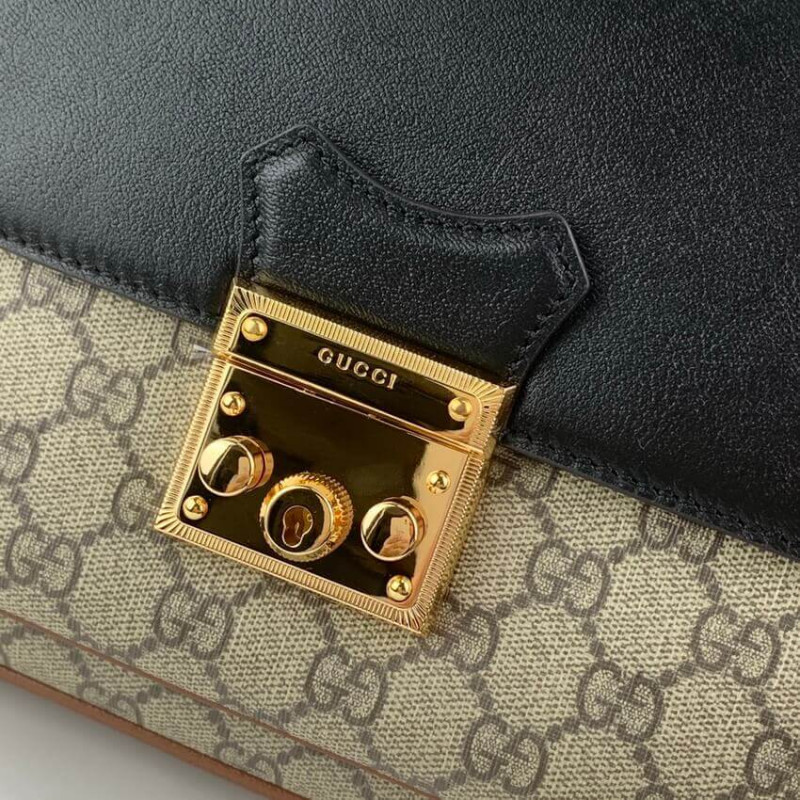 Wholesale Luxury Gucci Padlock Small Shoulder Bag In Gg Supreme Canvas 644527 - Image 7
