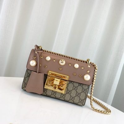 Alternative view of Wholesale Luxury Gucci Padlock Studded Gg Supreme Shoulder Bag 432182
