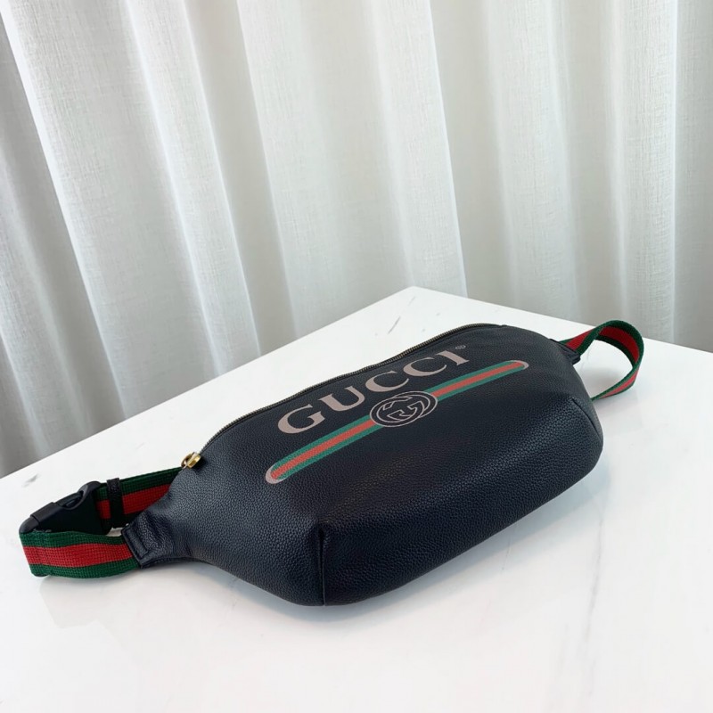 Wholesale Luxury Gucci Print Leather Belt Bag 493869 - Image 5