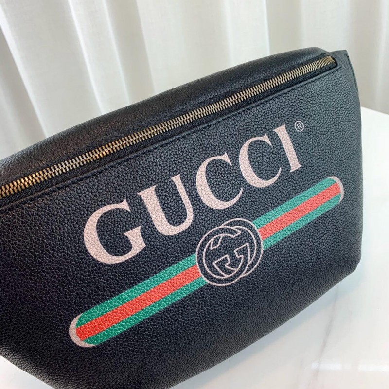 Wholesale Luxury Gucci Print Leather Belt Bag 493869 - Image 6