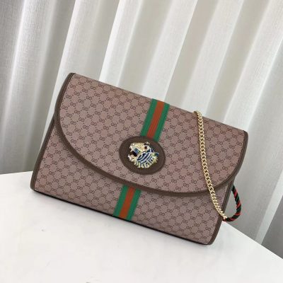 Alternative view of Wholesale Luxury Gucci Rajah Medium Shoulder Bag 564697 Coffee