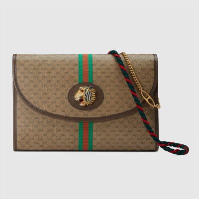 Wholesale Luxury Gucci Rajah Medium Shoulder Bag 564697 Coffee