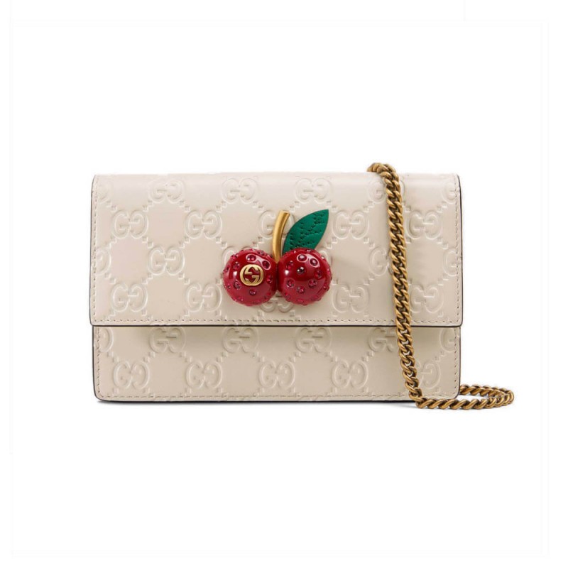 Wholesale Luxury Gucci Signature Mini Bag With Cherries 481291