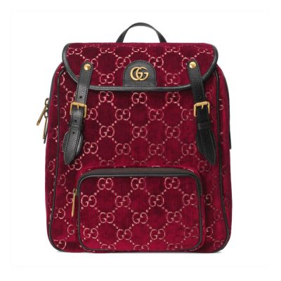 Wholesale Luxury Gucci Small Gg Velvet Backpack 574942