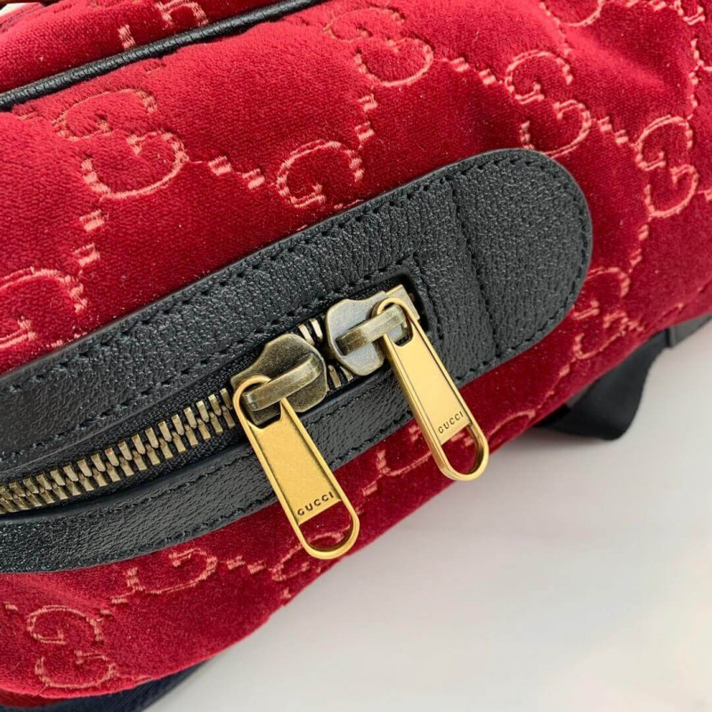 Wholesale Luxury Gucci Small Gg Velvet Backpack 574942 - Image 6