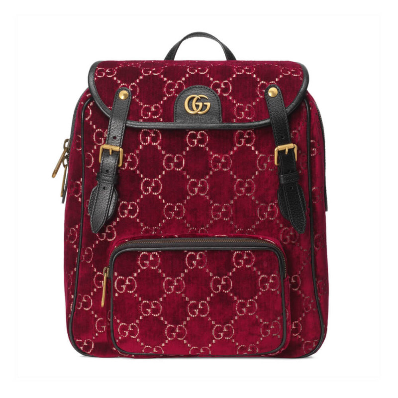 Wholesale Luxury Gucci Small Gg Velvet Backpack 574942