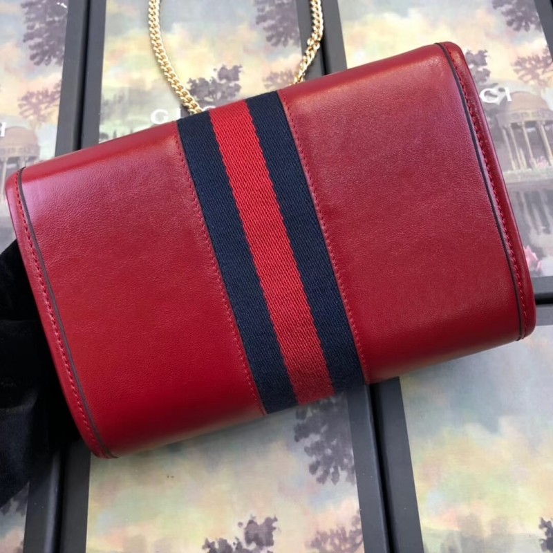 Wholesale Luxury Gucci Smooth Leather Rajah Mini Bag 573797 - Image 3