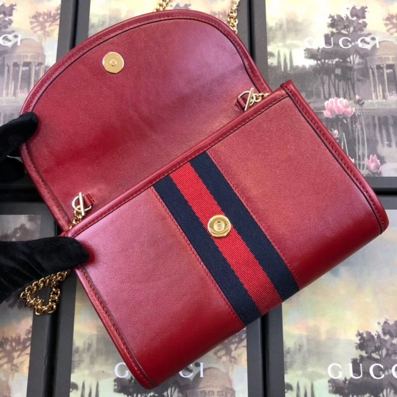 Wholesale Luxury Gucci Smooth Leather Rajah Mini Bag 573797 - Image 7