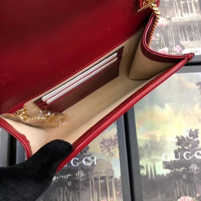 Wholesale Luxury Gucci Smooth Leather Rajah Mini Bag 573797 - Image 8