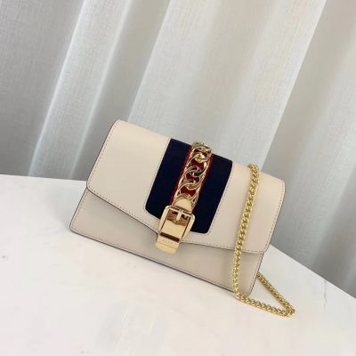 Alternative view of Wholesale Luxury Gucci Sylvie Leather Super Mini Bag 494646
