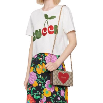 Alternative view of Wholesale Luxury Gucci ValentineS Day Chain Card Case Wallet 648948