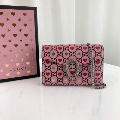 Wholesale Luxury Gucci ValentineS Day Exclusive Dionysus Super Mini Chain Bag 401231