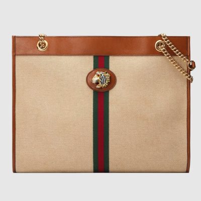 Wholesale Luxury Gucci Vintage Canvas Rajah Gg Tweed Large Tote 537219