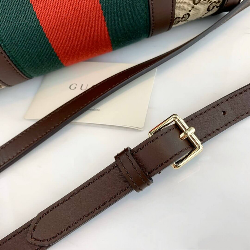 Wholesale Luxury Gucci Vintage Web Original Gg Boston Bag 269876 Coffee - Image 7