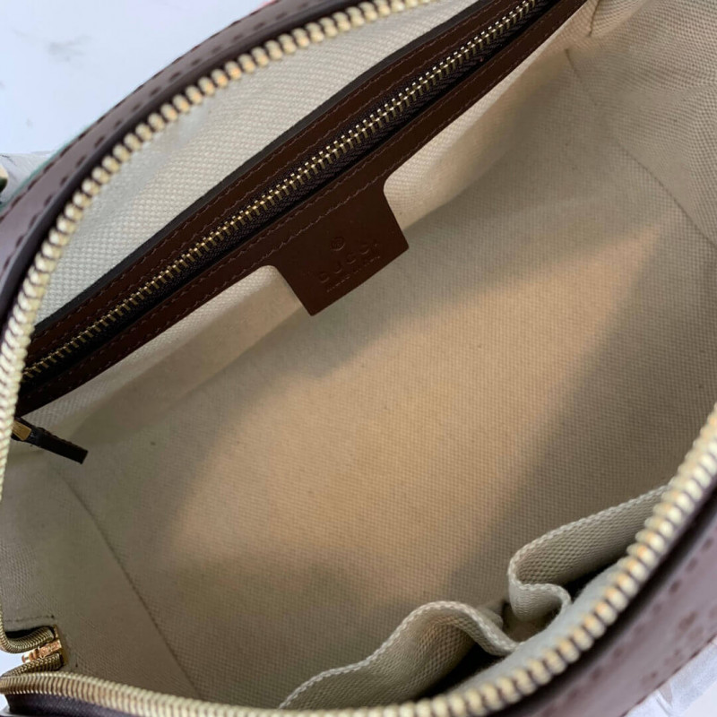 Wholesale Luxury Gucci Vintage Web Original Gg Boston Bag 269876 Coffee - Image 8
