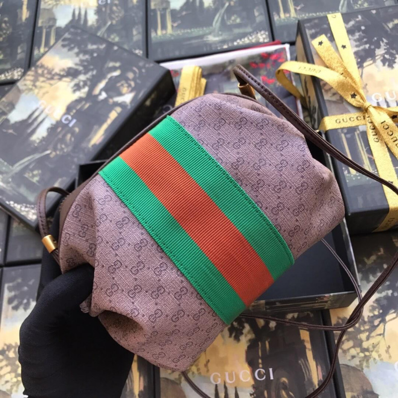 Wholesale Luxury Gucci Web Gg Print Cross Body Bag 564582 - Image 4