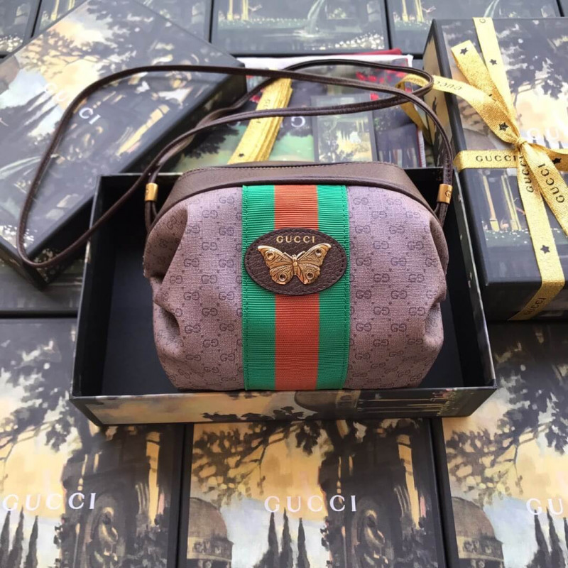 Wholesale Luxury Gucci Web Gg Print Cross Body Bag 564582 - Image 8
