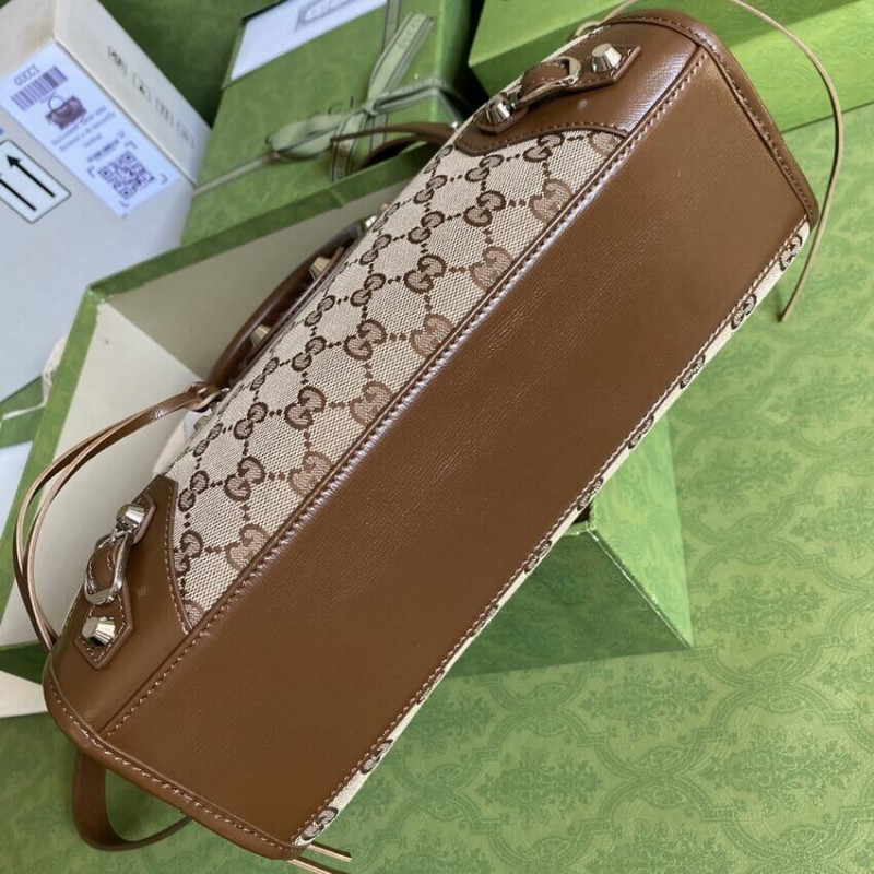 Wholesale Luxury Gucci X Balenciaga Gg Canvas City Bag 30Cm 658598 - Image 3