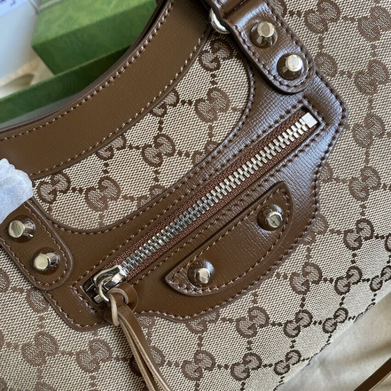Wholesale Luxury Gucci X Balenciaga Gg Canvas City Bag 30Cm 658598 - Image 4