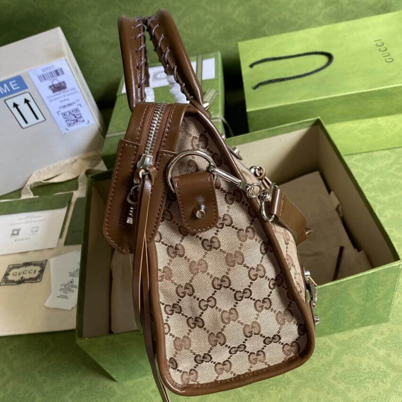 Wholesale Luxury Gucci X Balenciaga Gg Canvas City Bag 38Cm 658597 - Image 5