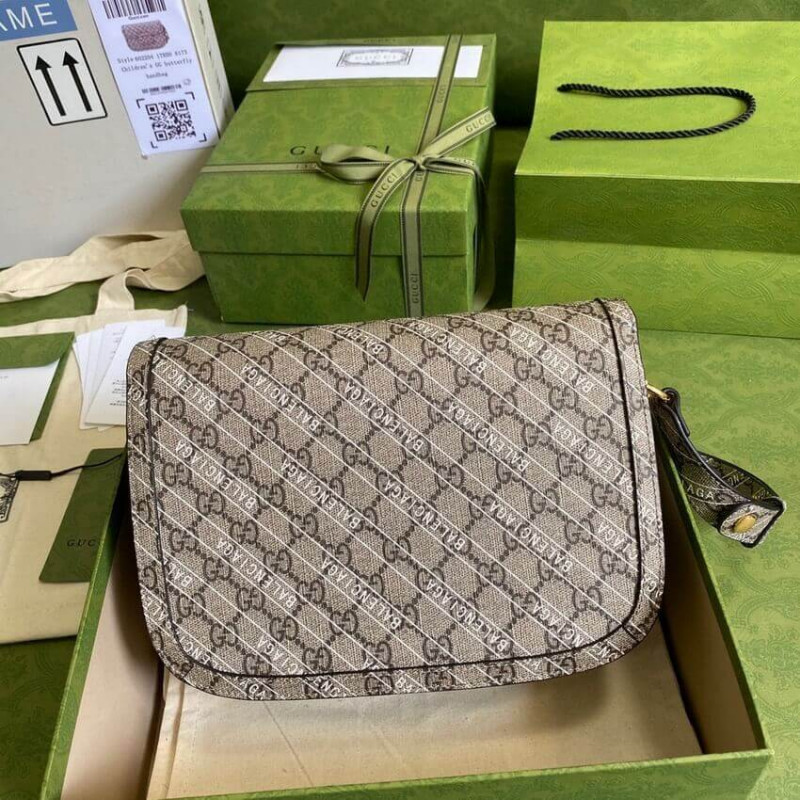 Wholesale Luxury Gucci X Balenciaga Horsebit 1955 Shoulder Bag 602204 - Image 2