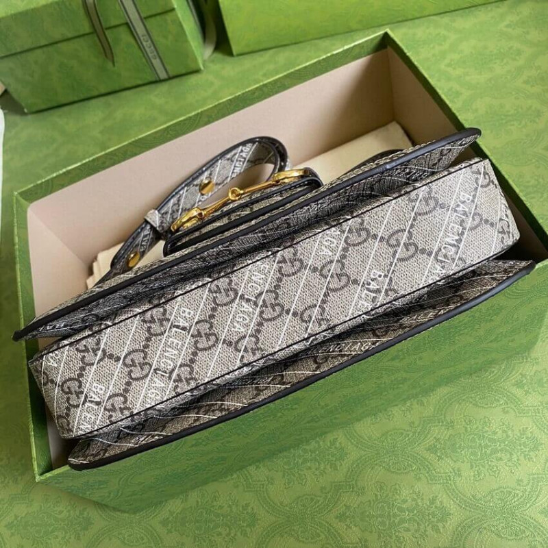 Wholesale Luxury Gucci X Balenciaga Horsebit 1955 Shoulder Bag 602204 - Image 3