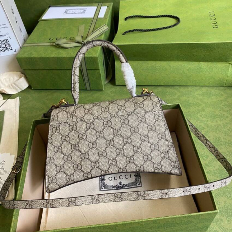 Wholesale Luxury Gucci X Balenciaga Hourglass Small Top Handle Bag 658575 - Image 2