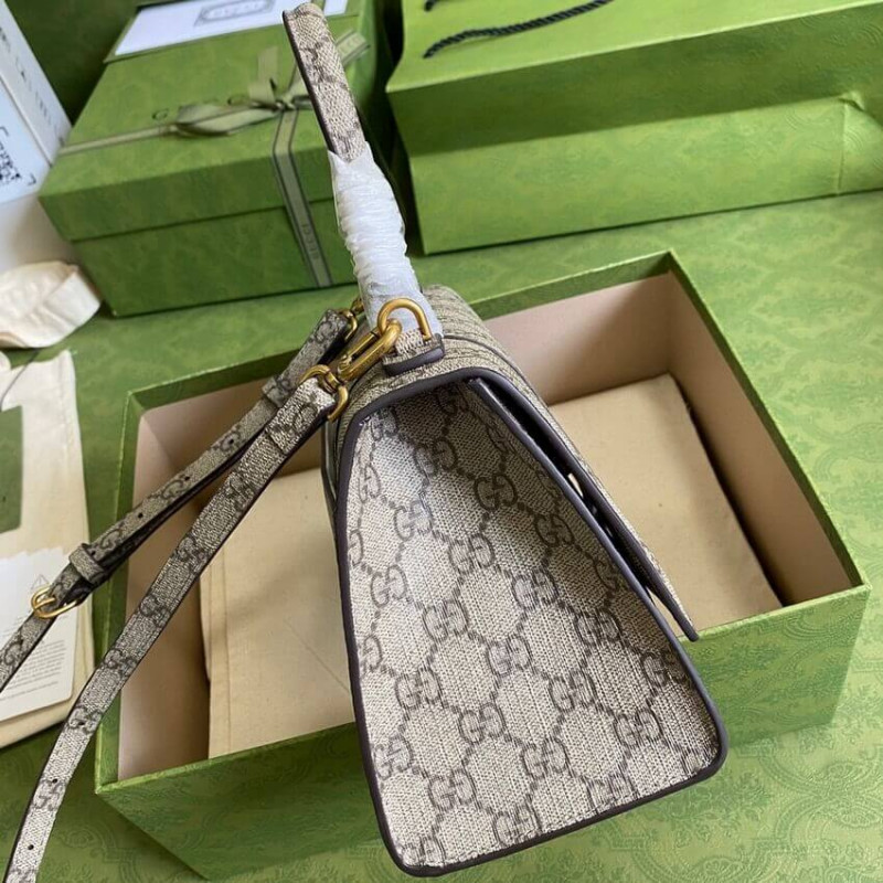 Wholesale Luxury Gucci X Balenciaga Hourglass Small Top Handle Bag 658575 - Image 4