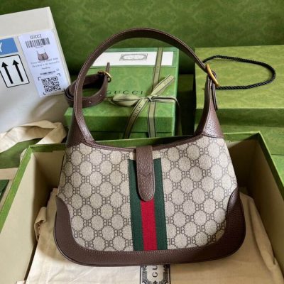 Alternative view of Wholesale Luxury Gucci X Balenciaga Jackie 1961 Small Hobo Bag 680118 Coffee