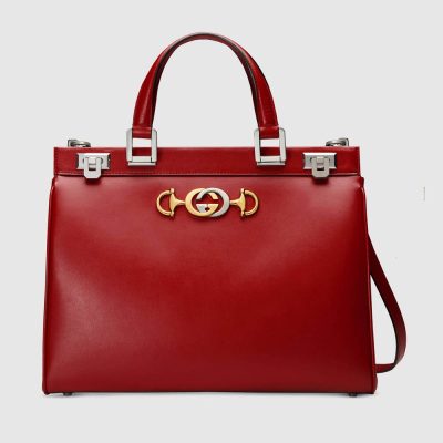 Wholesale Luxury Gucci Zumi Smooth Leather Medium Top Handle Bag 564714
