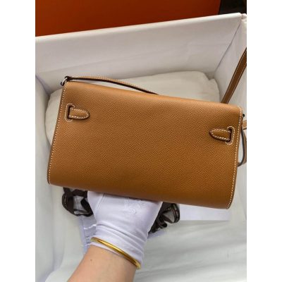 Alternative view of Wholesale Luxury Hermes Kelly Wallet To Go Woc 499041 Brown