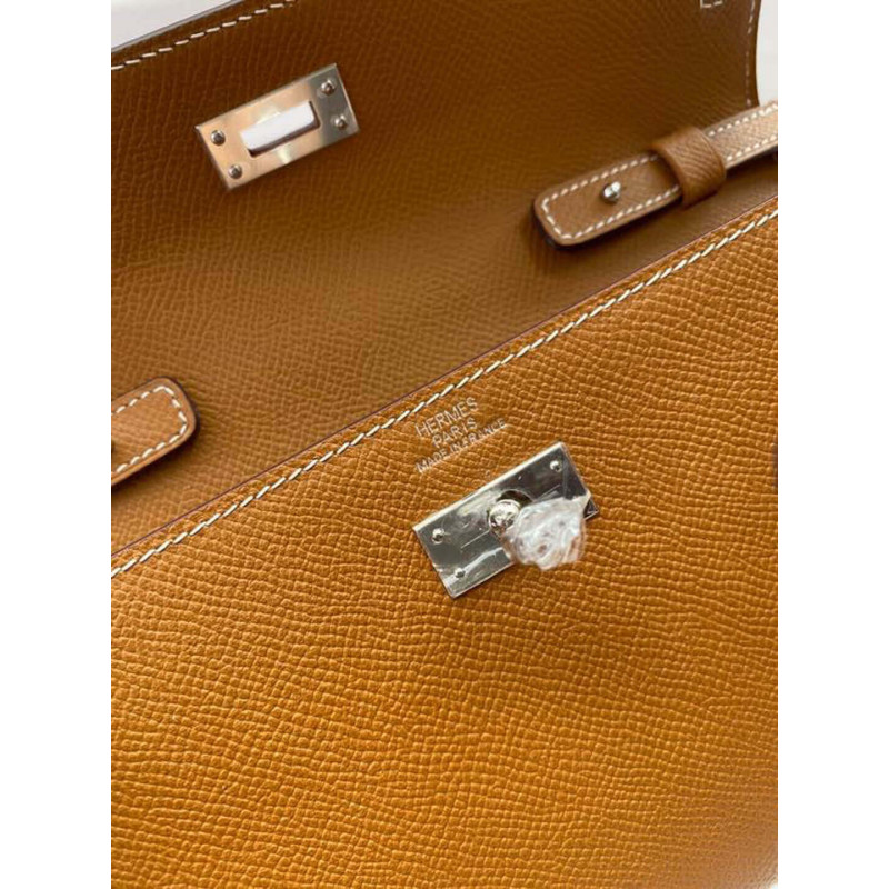 Wholesale Luxury Hermes Kelly Wallet To Go Woc 499041 Brown - Image 7
