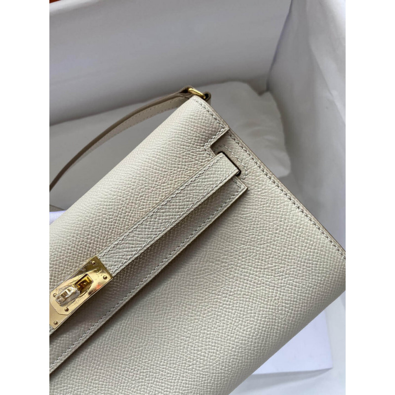 Wholesale Luxury Hermes Kelly Wallet To Go Woc 499041 Off-White - Image 3