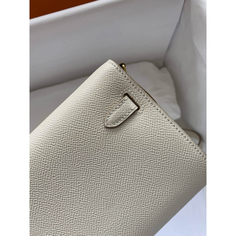 Wholesale Luxury Hermes Kelly Wallet To Go Woc 499041 Off-White - Image 4