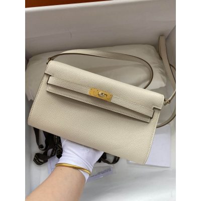 Wholesale Luxury Hermes Kelly Wallet To Go Woc 499041 Off-White