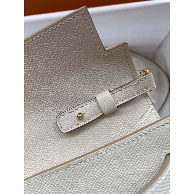 Wholesale Luxury Hermes Kelly Wallet To Go Woc 499041 Off-White - Image 6