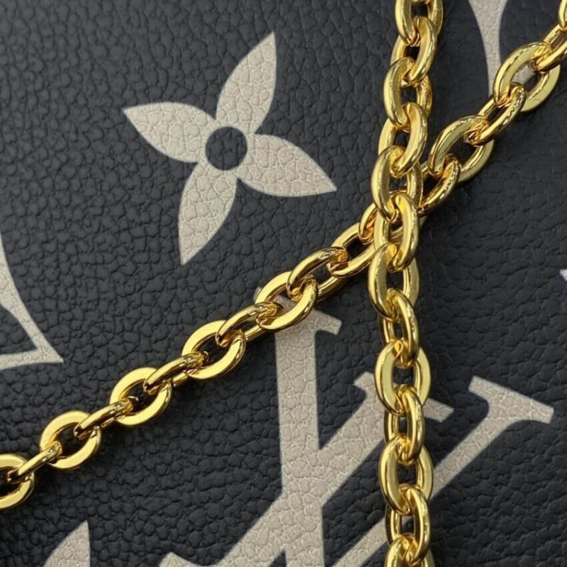 Wholesale Luxury Louis Vuitton Bicolor Monogram Empreinte Leather Felicie Pochette M80482 - Image 10