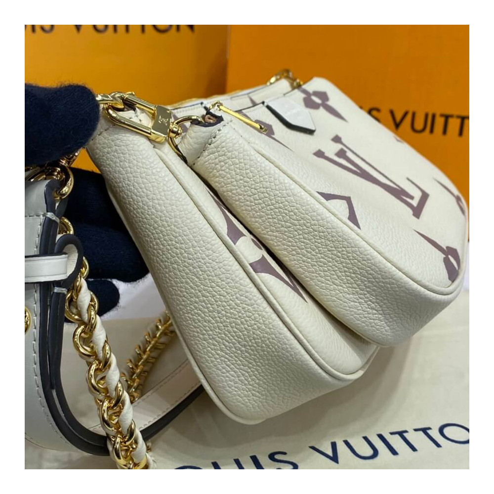 Wholesale Luxury Louis Vuitton Bicolor Multi Pochette Accessoires Beige - Image 7